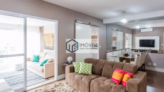 Apartamento com 3 Quartos para alugar, 107m² no Cidade Monções, São Paulo