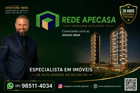 Apartamento com 3 Quartos à venda, 166m² no Umarizal, Belém