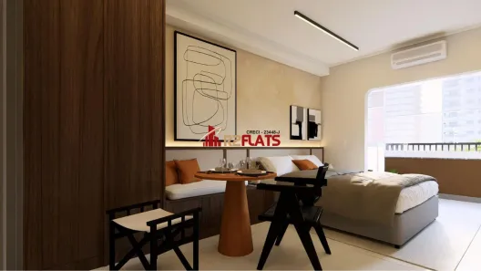 Apartamento com 1 Quarto para alugar, 25m² no Vila Olímpia, São Paulo