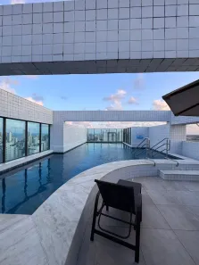 Apartamento com 1 Quarto para alugar, 28m² no Boa Viagem, Recife