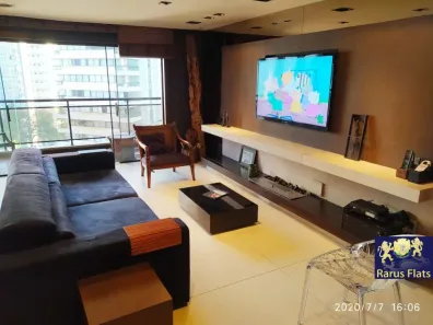 Flat com 1 Quarto para alugar, 120m² no Indianópolis, São Paulo