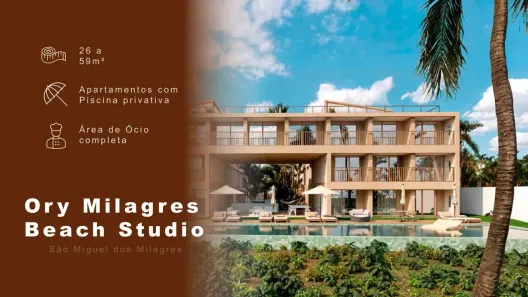 Flat com 1 Quarto à venda, 28m² no , São Miguel dos Milagres