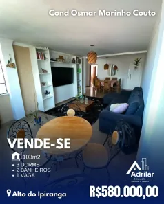 Apartamento com 4 Quartos à venda, 103m² no Vila Vitória, Mogi das Cruzes