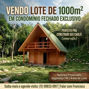 Lote/Terreno à venda, 1000m² no , Mairinque