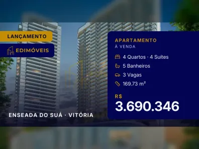 Apartamento com 4 Quartos à venda, 169m² no Enseada do Suá, Vitória