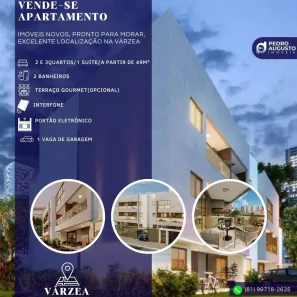 Apartamento com 2 Quartos à venda, 68m² no Várzea, Recife
