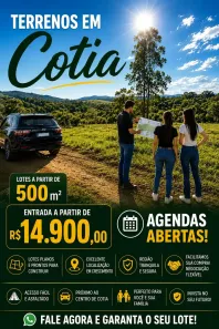 Lote/Terreno à venda, 500m² no Água Espraiada (Caucaia do Alto), Cotia