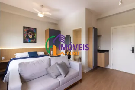 Apartamento com 1 Quarto para alugar, 24m² no Pinheiros, São Paulo