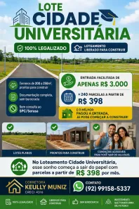 Lote/Terreno à venda, 200m² no Iranduba, Iranduba