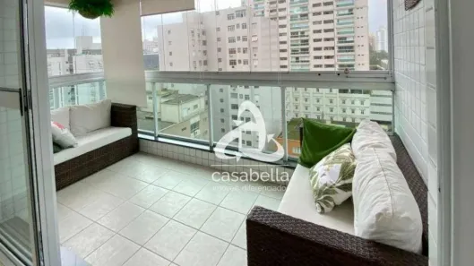 Apartamento com 3 Quartos para alugar, 119m² no Aparecida, Santos