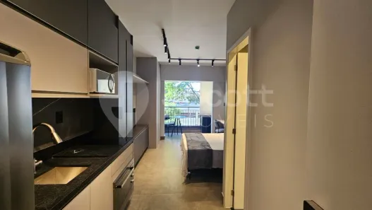 Apartamento com 1 Quarto para venda ou aluguel, 25m² no Campo Belo, São Paulo