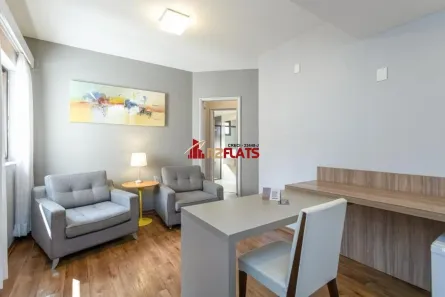 Flat com 1 Quarto à venda, 40m² no Jardim Paulista, São Paulo