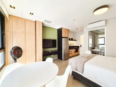 Apartamento com 1 Quarto à venda, 25m² no Indianópolis, São Paulo