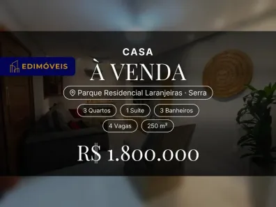 Casa com 3 Quartos à venda, 250m² no Parque Residencial Laranjeiras, Serra