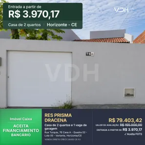 Casa com 2 Quartos à venda, 66m² no Dourado, Horizonte