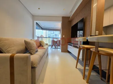 Apartamento com 1 Quarto para venda ou aluguel, 50m² no Santo Amaro, São Paulo