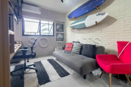 Flat com 1 Quarto para alugar, 29m² no Cidade Monções, São Paulo