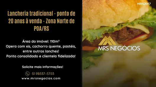 Ponto Comercial à venda, 84m² no Jardim Lindóia, Porto Alegre