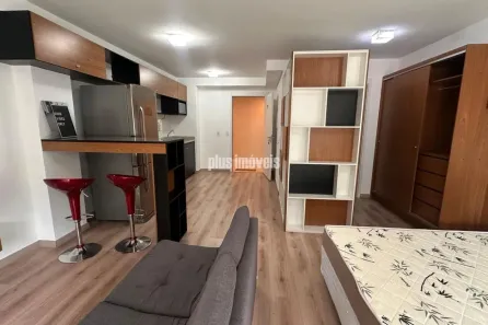 Apartamento com 1 Quarto para alugar, 48m² no Brooklin Paulista, São Paulo