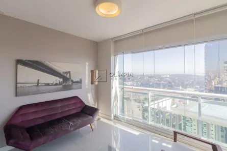 Apartamento com 1 Quarto para alugar, 66m² no Brooklin Paulista, São Paulo