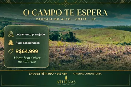 Lote/Terreno à venda, 500m² no Centro (Caucaia do Alto), Cotia