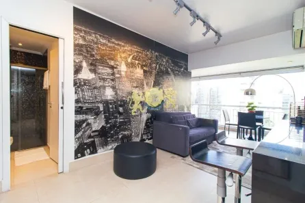 Flat com 1 Quarto à venda, 55m² no Cerqueira César, São Paulo