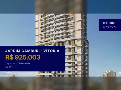 Apartamento com 1 Quarto à venda, 39m² no Jardim Camburi, Vitória