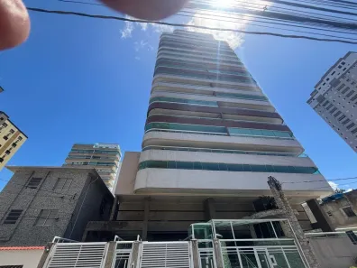 Apartamento com 3 Quartos para alugar, 130m² no Guilhermina, Praia Grande