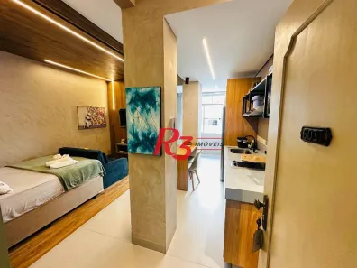 Apartamento com 1 Quarto para alugar, 35m² no Ponta da Praia, Santos