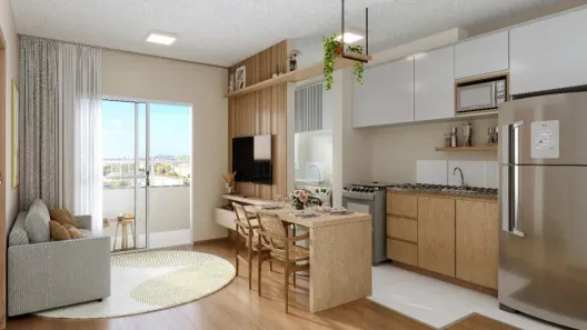 Apartamento com 2 Quartos à venda, 42m² no Parque Paduan, Taubaté