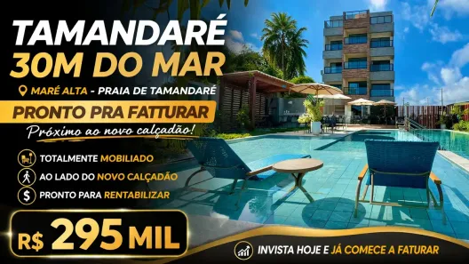 Flat com 1 Quarto à venda, 19m² no Tamandaré, Tamandaré