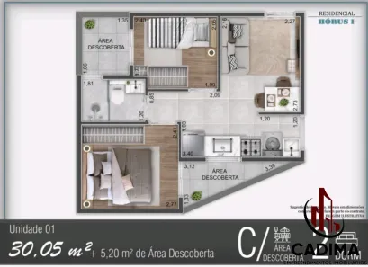 Apartamento com 2 Quartos à venda, 31m² no Vila Matilde, São Paulo