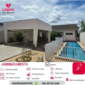 Casa com 3 Quartos à venda, 195m² no Jardim Floresta, Boa Vista