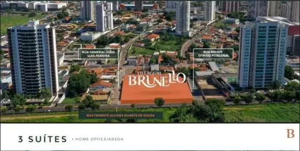 Apartamento com 3 Quartos à venda, 167m² no Duque de Caxias, Cuiabá