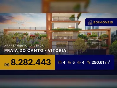 Apartamento com 4 Quartos à venda, 250m² no Praia do Canto, Vitória