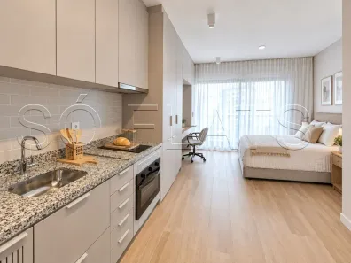 Apartamento com 1 Quarto para alugar, 24m² no Vila Nova Conceição, São Paulo