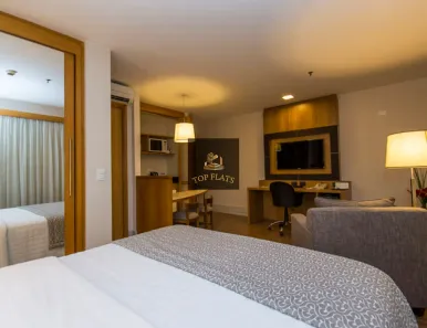 Flat com 1 Quarto para alugar, 30m² no Itaim Bibi, São Paulo