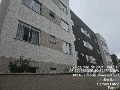 Apartamento com 2 Quartos à venda, 43m² no Jardim Itaqui, Campo Largo