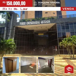Sala Comercial com 2 Quartos à venda, 34m² no Joaquim Távora, Fortaleza