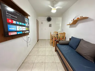 Apartamento com 1 Quarto para alugar, 44m² no Ocian, Praia Grande