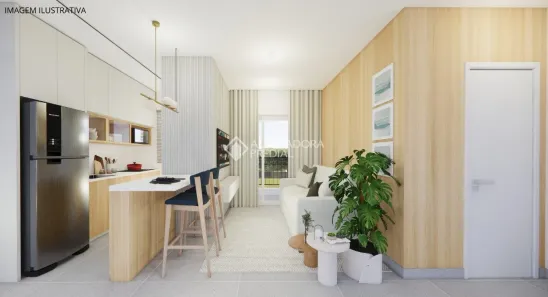 Apartamento com 1 Quarto à venda, 37m² no Costa e Silva, Joinville