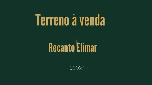 Lote/Terreno à venda, 200m² no Recanto Elimar, Franca