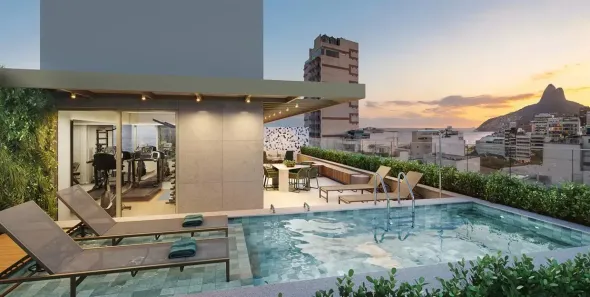 Apartamento com 1 Quarto à venda, 42m² no Ipanema, Rio de Janeiro