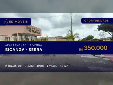 Apartamento com 2 Quartos à venda, 50m² no Bicanga, Serra