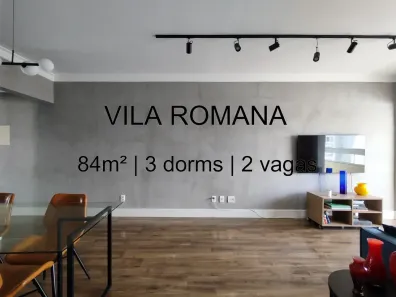 Apartamento com 3 Quartos à venda, 84m² no Vila Romana, São Paulo