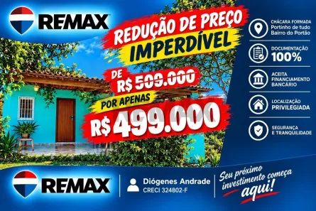 Fazenda/Sítio com 2 Quartos à venda, 107m² no Estância Santa Maria do Portão, Atibaia