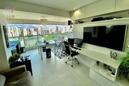 Apartamento com 1 Quarto à venda, 58m² no Santo Amaro, São Paulo