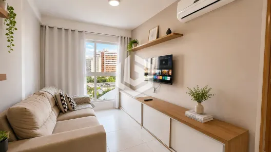 Flat com 1 Quarto para alugar, 31m² no Graças, Recife
