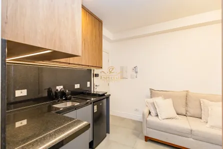 Apartamento com 1 Quarto para alugar, 23m² no Portão, Curitiba