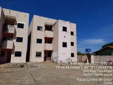 Apartamento com 2 Quartos à venda, 52m² no Jardim Santa Lúcia, Águas Lindas de Goiás